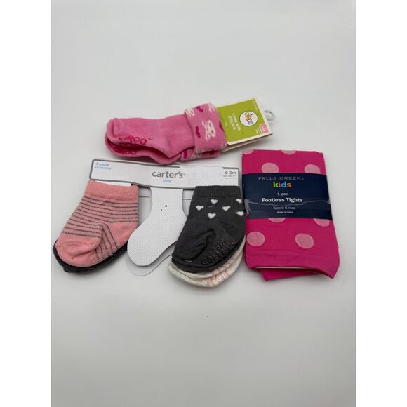 0-3 m baby sock bundle - Picture 1 of 9